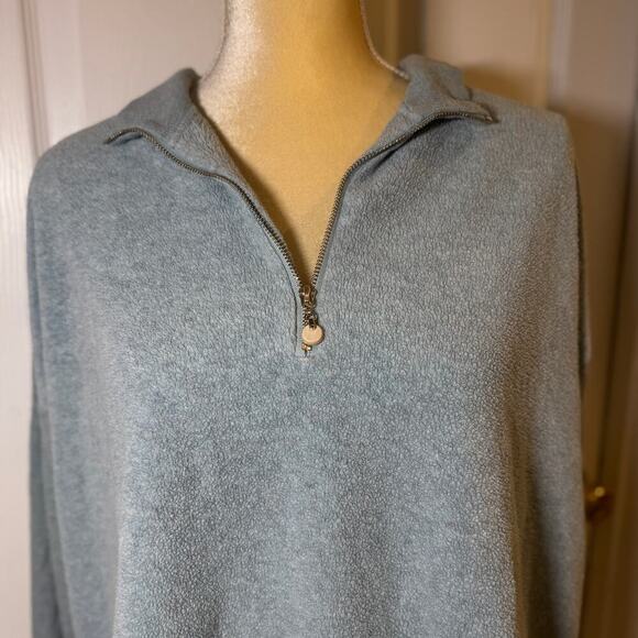 Soft Surroundings Adalyn Long Sleeve Quarter Zip Mock Neck Pullover Sweater XLP - Picture 2 of 7